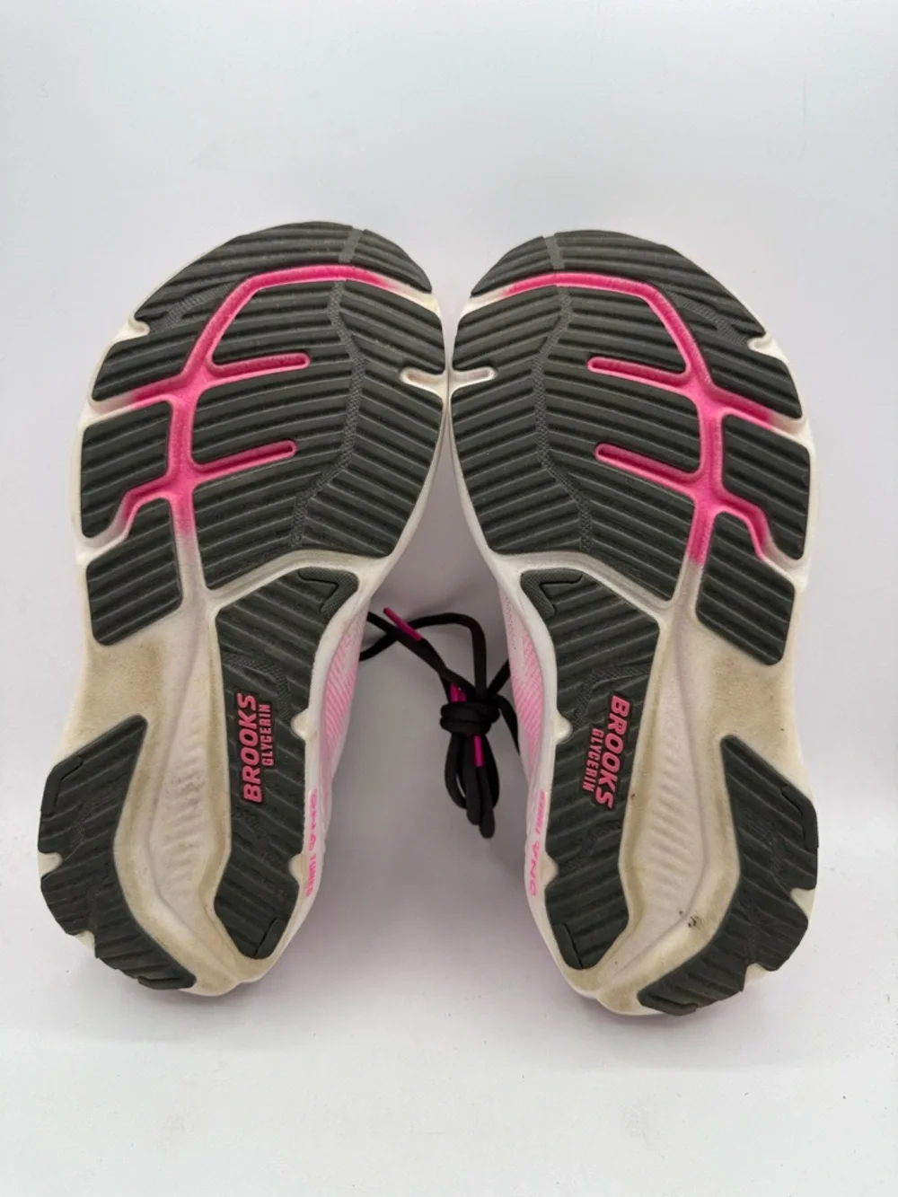 Brooks GLYCERIN 23 Women's 7.5B Light PINK on PINK and Black Running Sneakers S6 - Picture 5 of 6